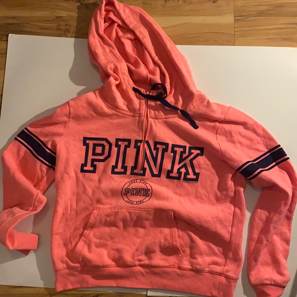 PINK sweater. Size Large. Never Worn. Color is bright pink